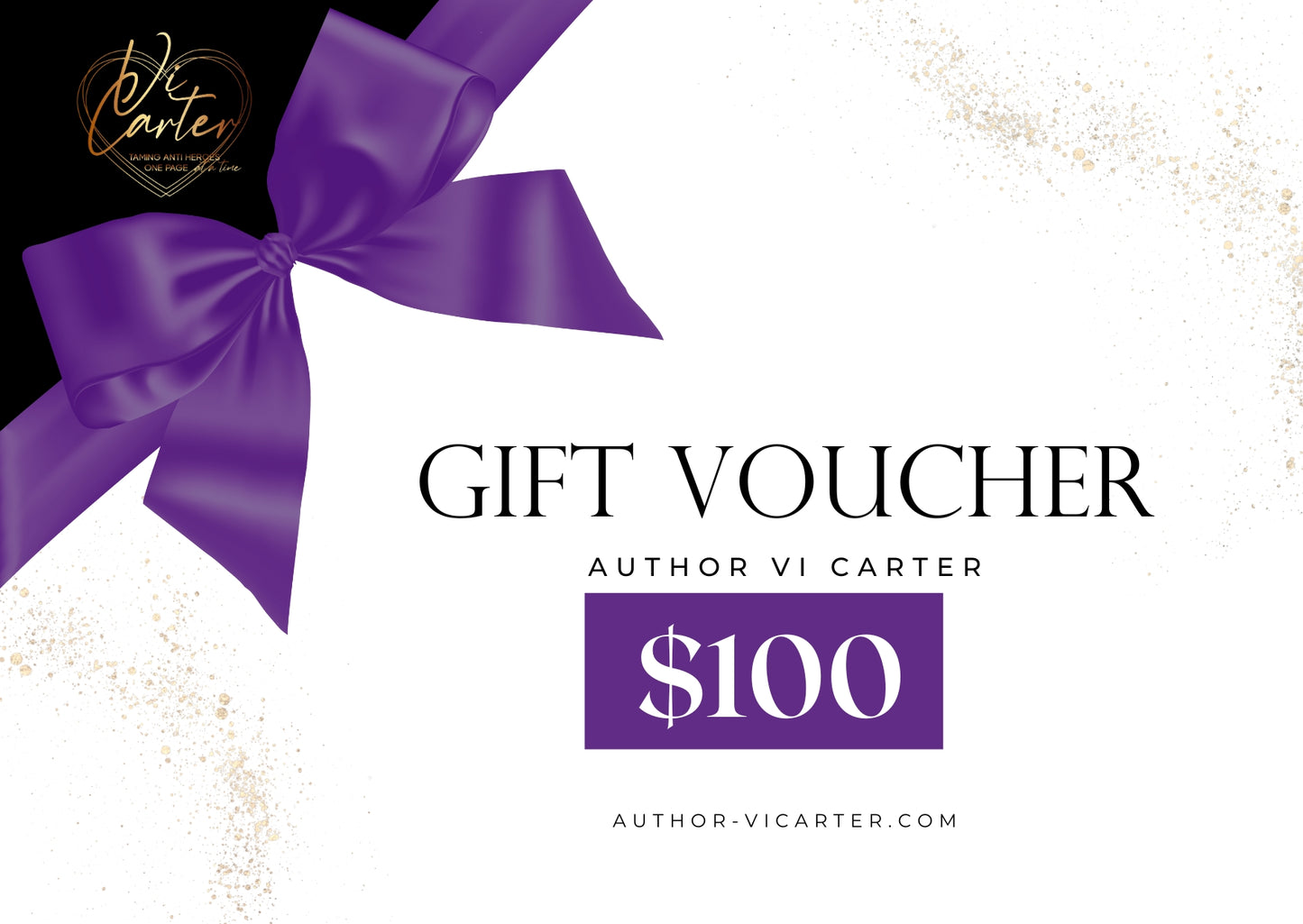 Author Vi Carter - Gift Card