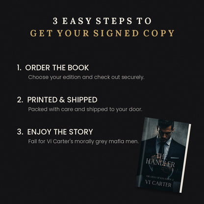 The Handler #2 Signed Papeback