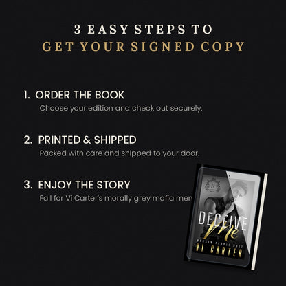 Deceive Me #1 (Signed  Paperback)