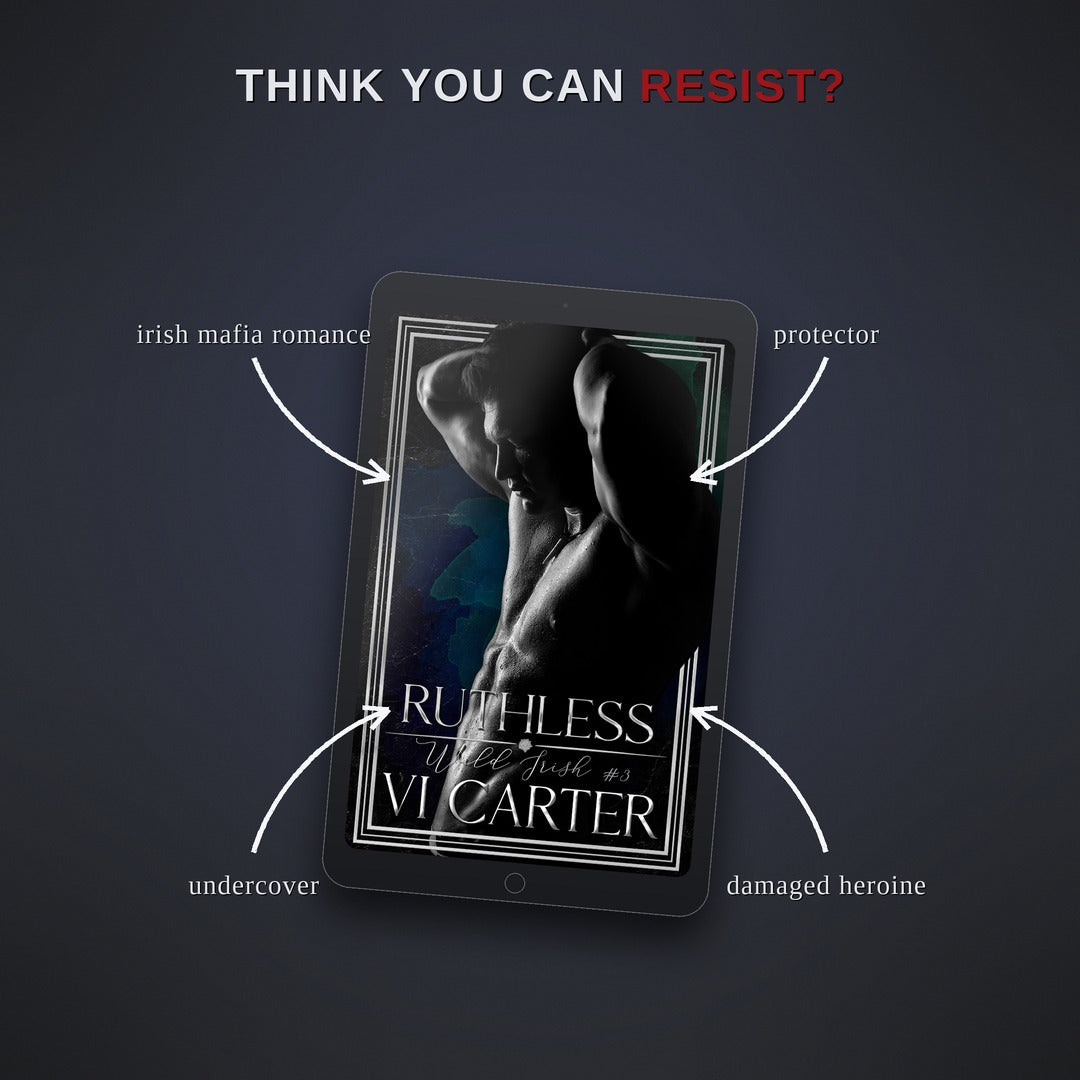 E-reader displaying a book cover with text describing themes and genre.