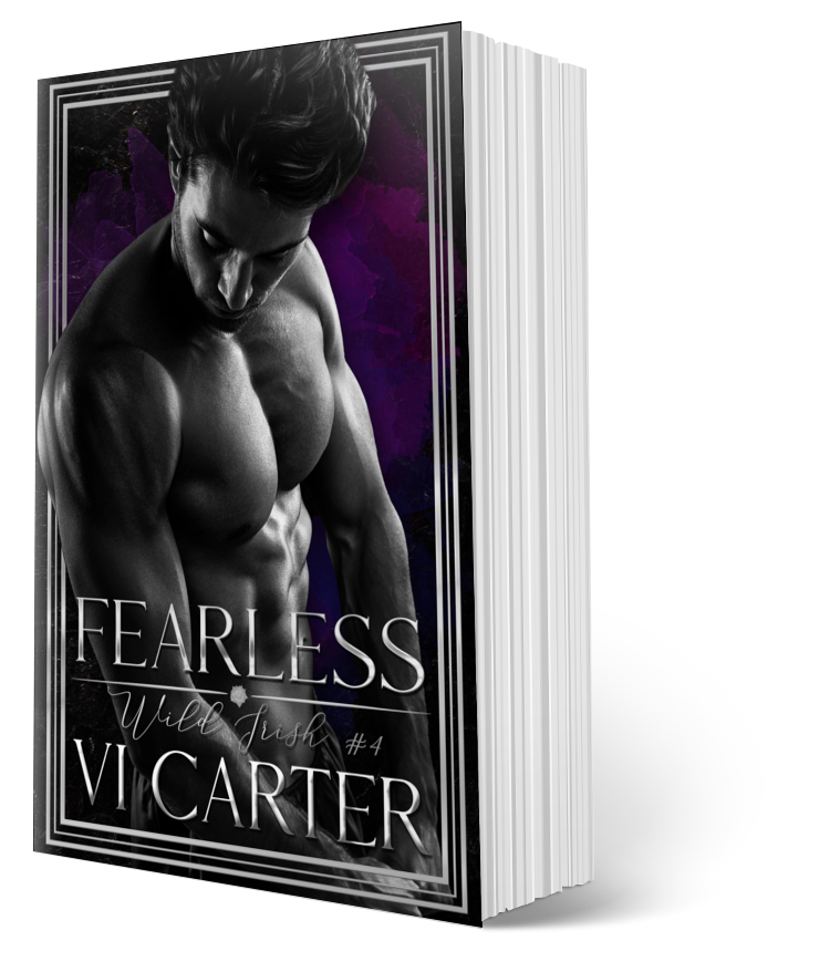 Fearless paperback by Vi Carter - Wild Irish signed paperback set