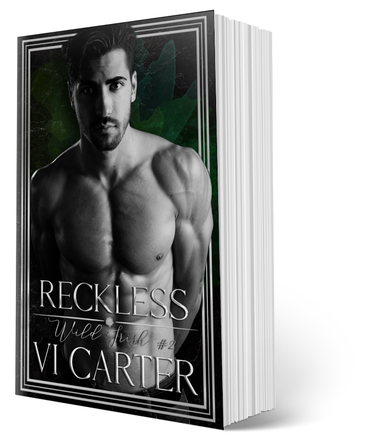 Reckless paperback by Vi Carter - Wild Irish signed paperback set