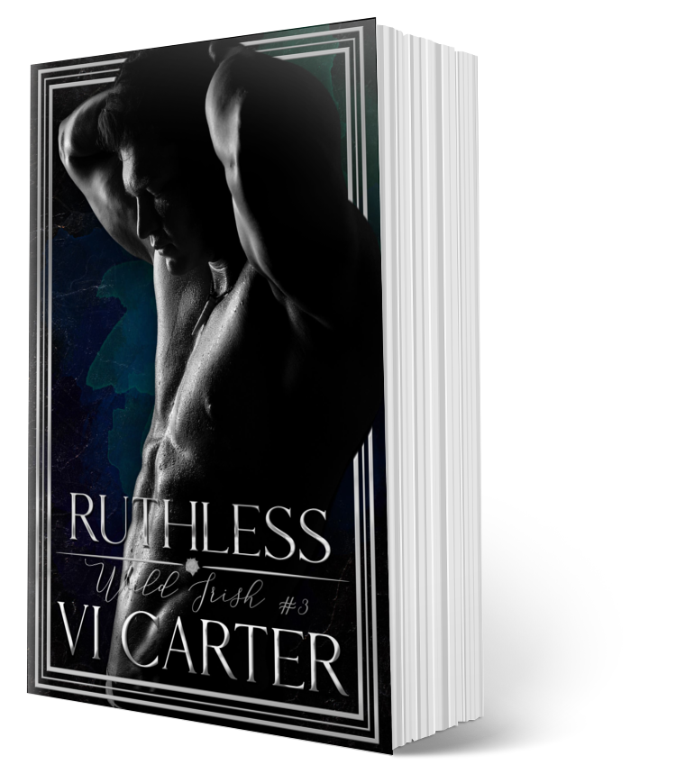 Ruthless paperback by Vi Carter - Wild Irish signed paperback set