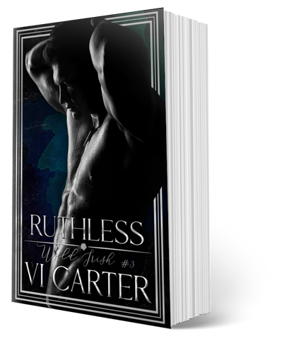 Ruthless paperback by Vi Carter - Wild Irish signed paperback set