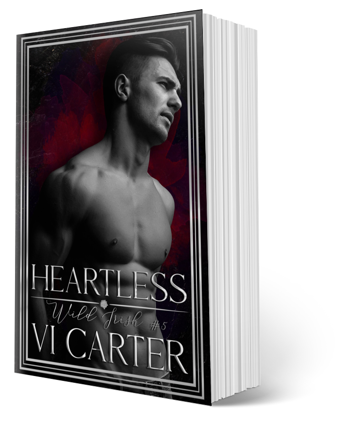 Heartless paperback by Vi Carter - Wild Irish signed paperback set