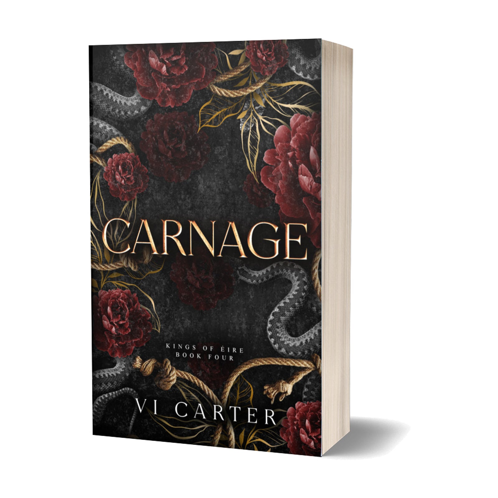 Carnage by Vi Carter — Kings of Éire Book 4 paperback, dark Irish mafia romance