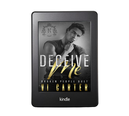 E-book reader displaying the cover of the book 'Deceive Me #1' by Vi Carter