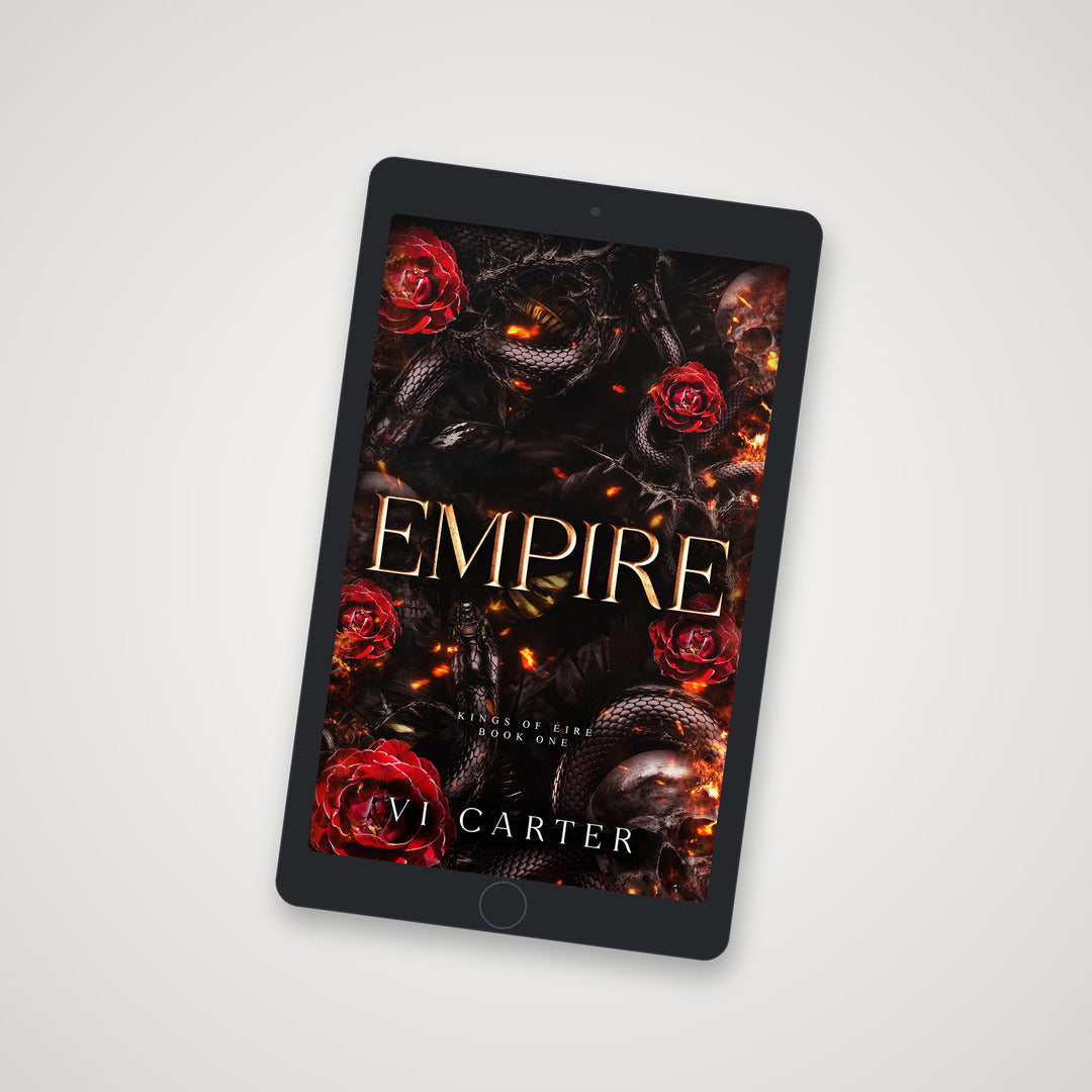 Ebook cover of 'Empire' by Vi Carter on a tablet screen
