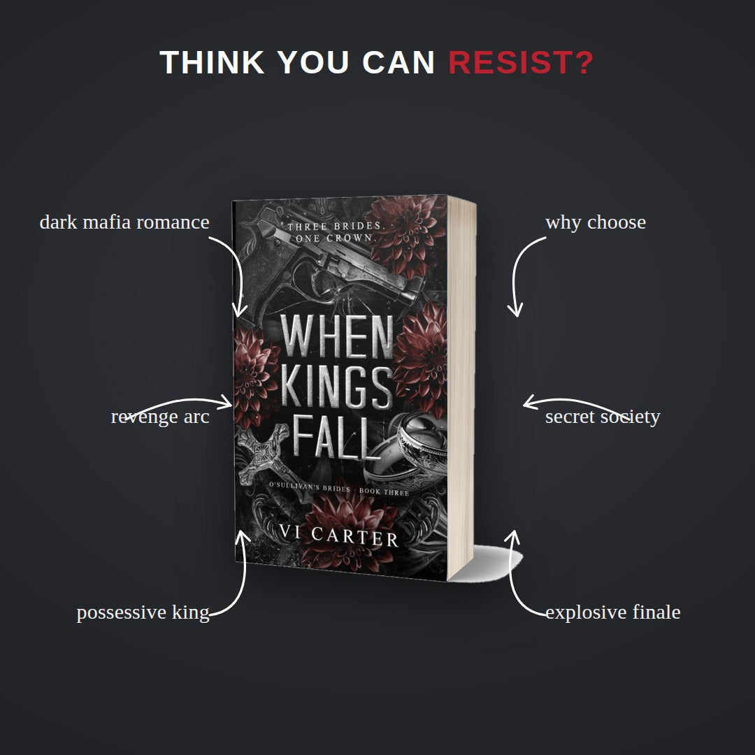 Tropes in When Kings Fall — dark mafia romance, why choose, revenge arc, secret society, possessive king, explosive finale