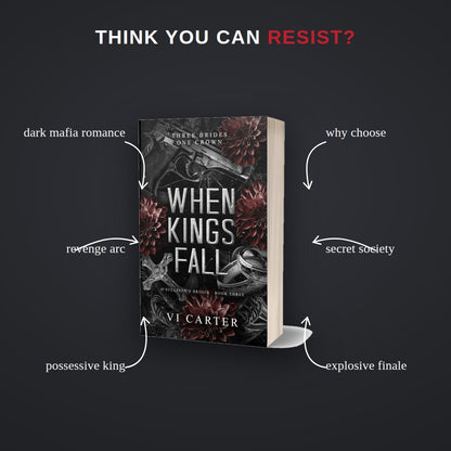 Tropes in When Kings Fall — dark mafia romance, why choose, revenge arc, secret society, possessive king, explosive finale